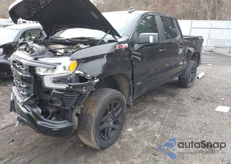 2022 Chevrolet Silverado 1500 4Wd Short Bed Lt Trail Boss z USA, uszkodzony, nr VIN 3GCUDFET6NG579798